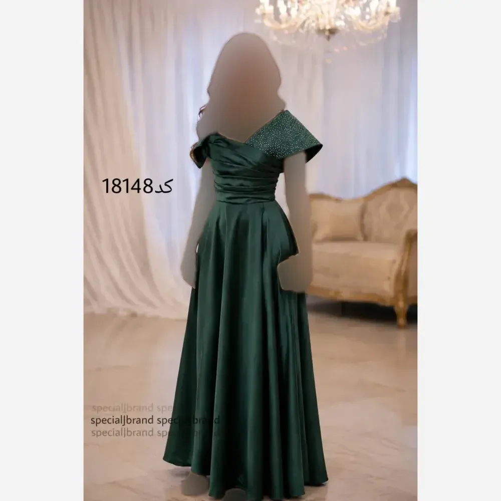 پیراهن ماکسی مجلسی زنانه ساتن بارانیا
