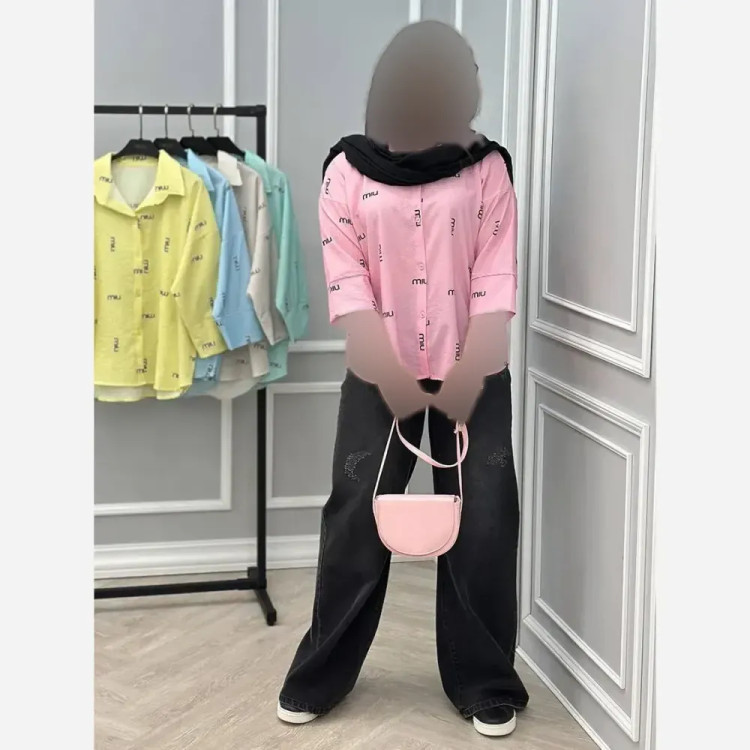 شومیز زنانه میومیو ژامیس لیمویی سایز 38 تا 48