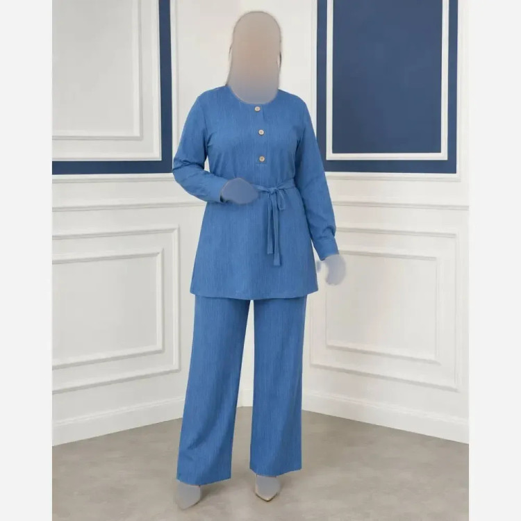 ست زنانه پنی جنس کریشه درجه یک سایز فری 38 تا 48
