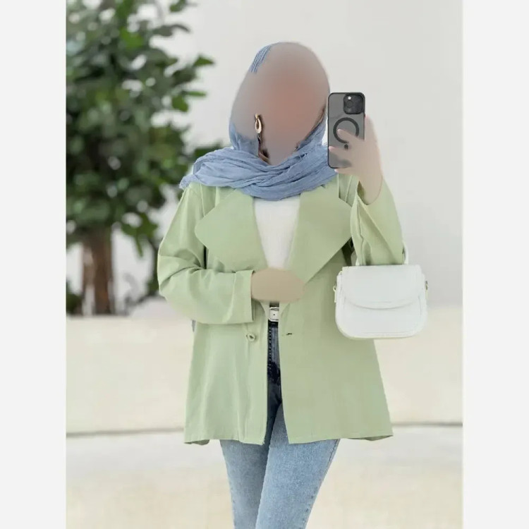 کت یقه انگلیسی لنین توران فری سایز 40 تا 50