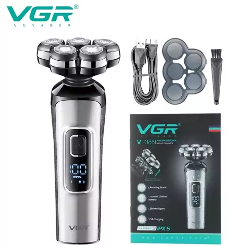 ماشین اصلاح موی صورت وی جی ار مدل V-385