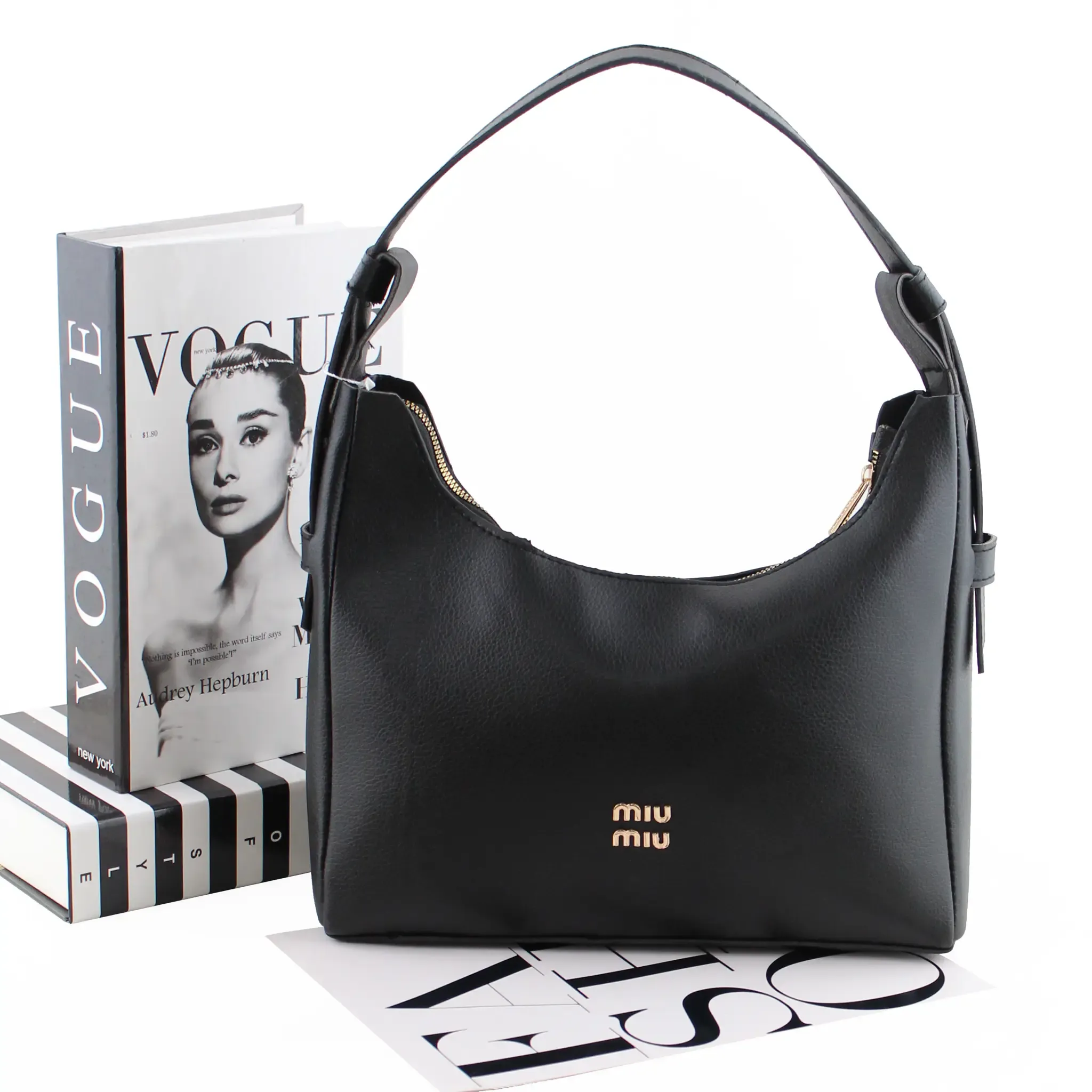 کیف زنانه چرم مصنوعی اسپرت روزمره مدل زیپدار
