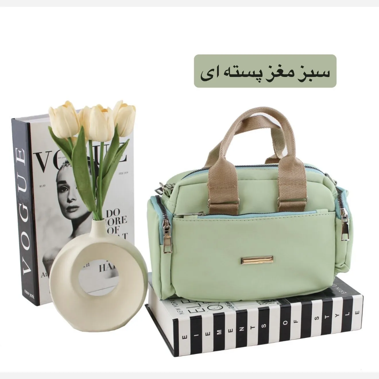 کیف پاسپورتی چرم مصنوعی اسپرت و روزمره زنانه