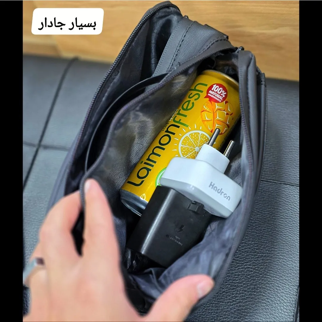 بادی بگ اسپرت جنس دیبا خارجی سه زیپ رنگی