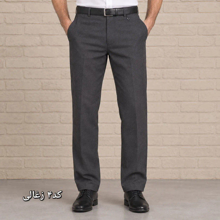 شلوار پارچه ای مردانه راسته پارچه زرین رنگ ثابت سایز 44 تا 54