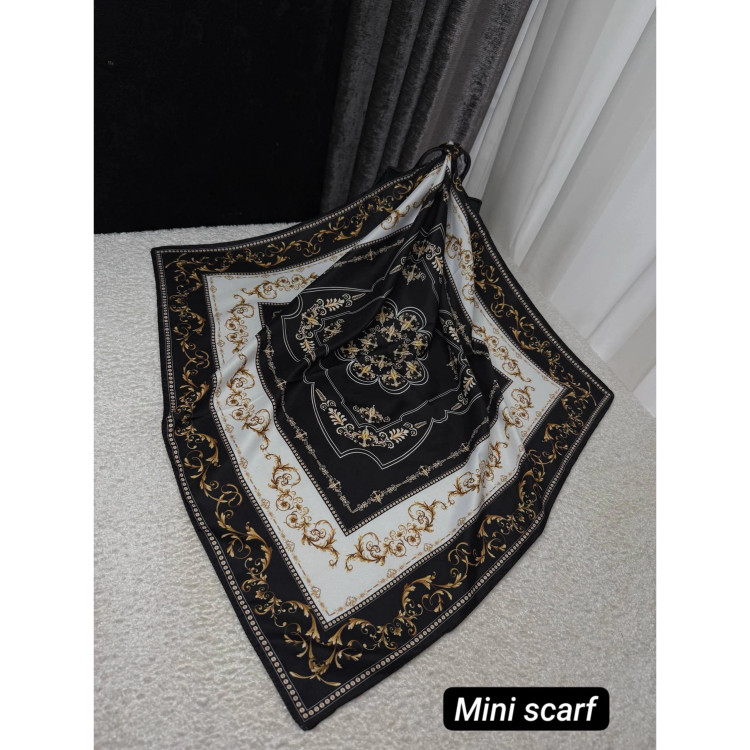 روسری ساتن ابریشم قواره 140 طرح رویا مجلسی