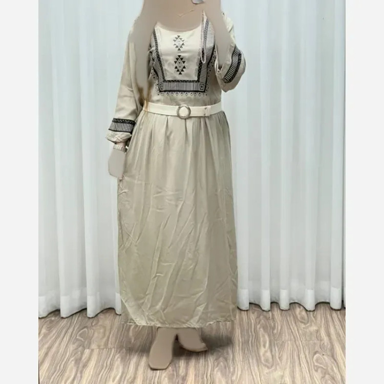 ساحلی نخی زنانه طرح سنتی بند دار فری سایز خنک تابستانی