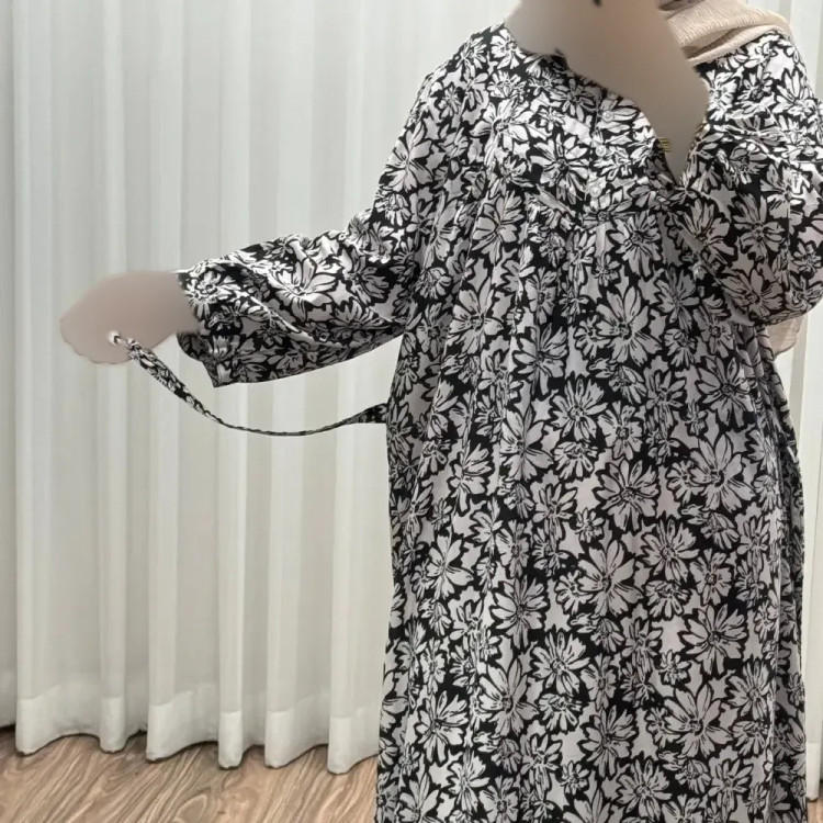 پیراهن سایزبزرگ نخی فری سایز تا 52 هندی کد 1498