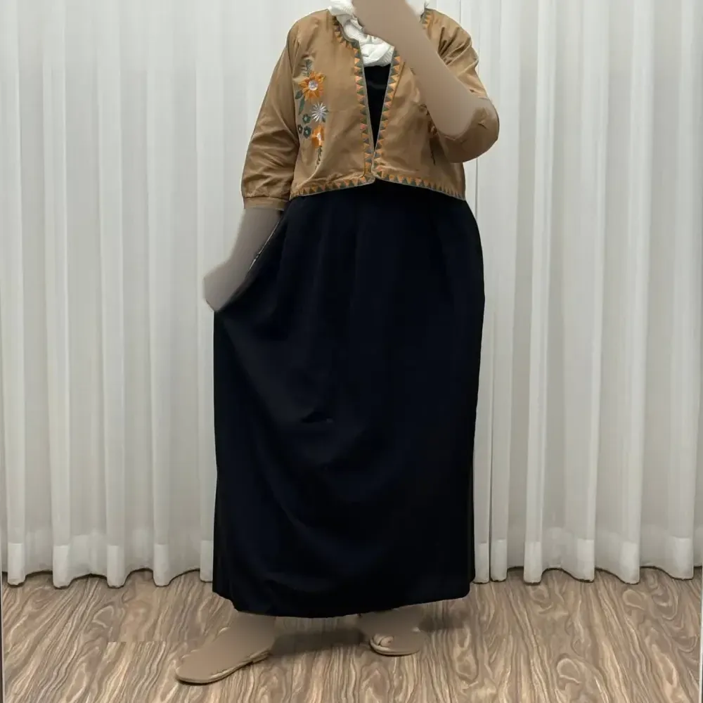 کت سارافون لینن مدل یولیا فری سایز زنانه مناسب تا سایز 48 چهارفصل شیک و راحت